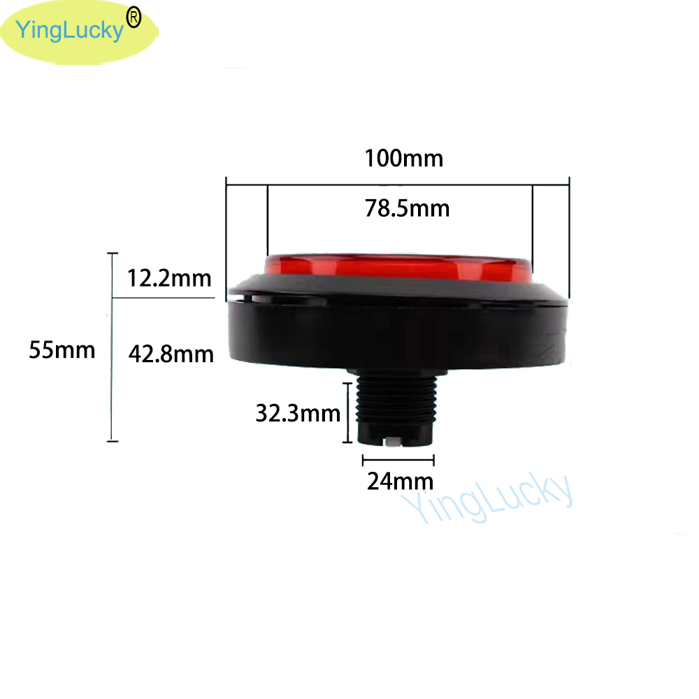 12V Arcade LED Button 100mm Pl - огляд і ціна Arcade Game Jackpot